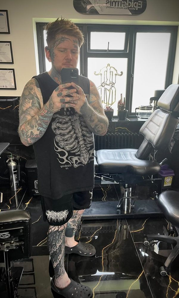 David Sheldon, tattoo artist and owner of Black Dagger Tattoo